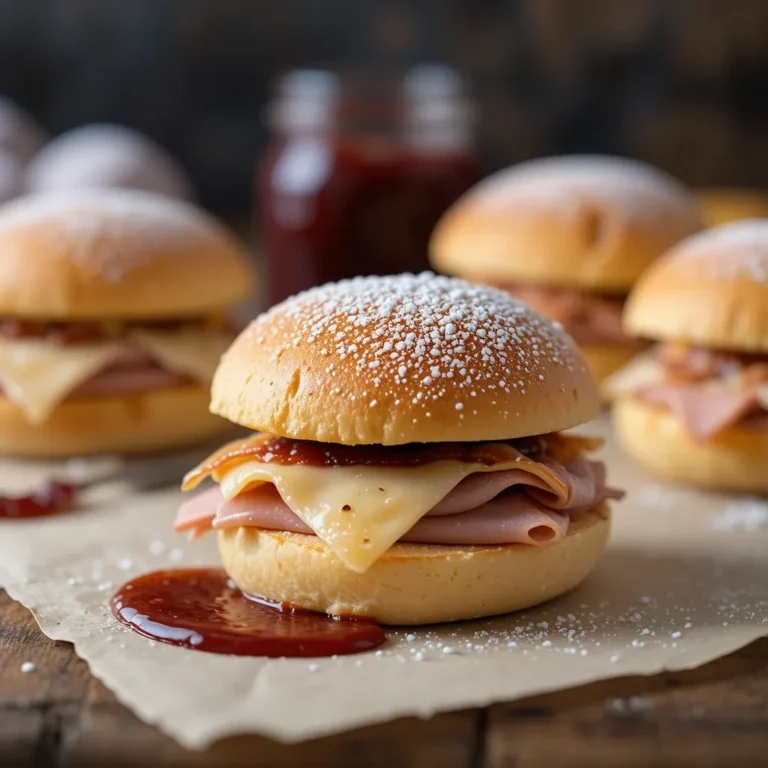 Baked Monte Cristo Sliders