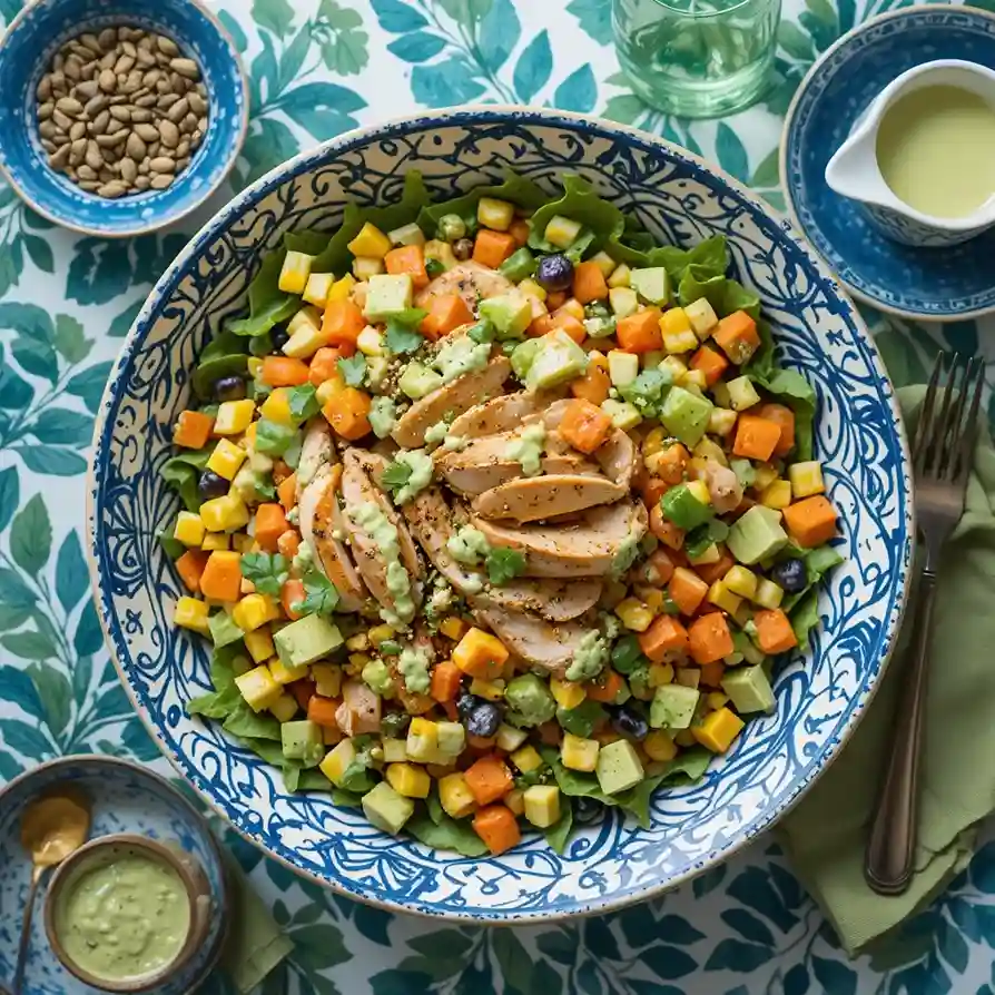 Mango Avocado Chicken Salad