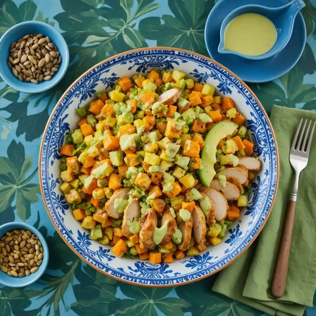 Mango Avocado Chicken Salad