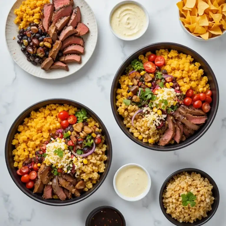 Decadent Adobo Ranch Steak Taco Bowl