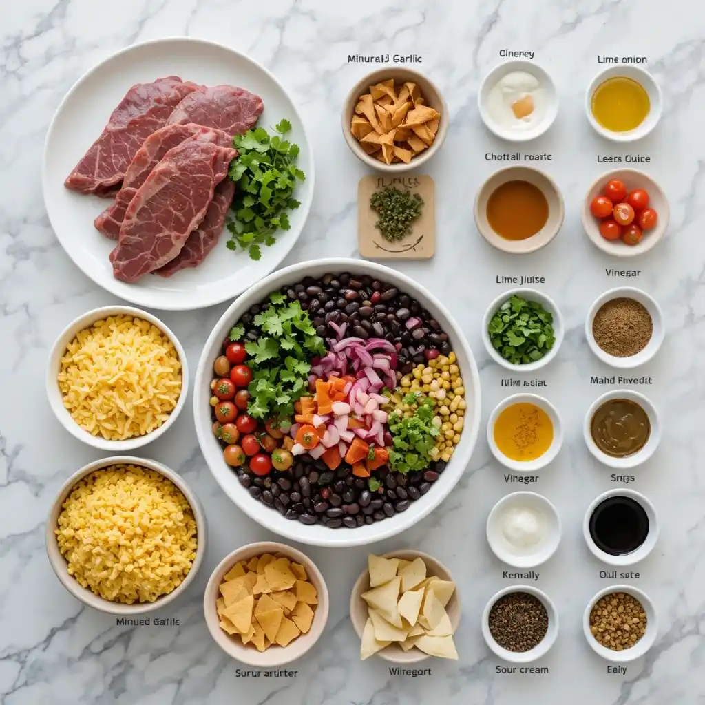 Decadent Adobo Ranch Steak Taco Bowl