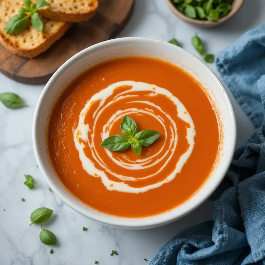 Easy Roasted Tomato Soup Recipe