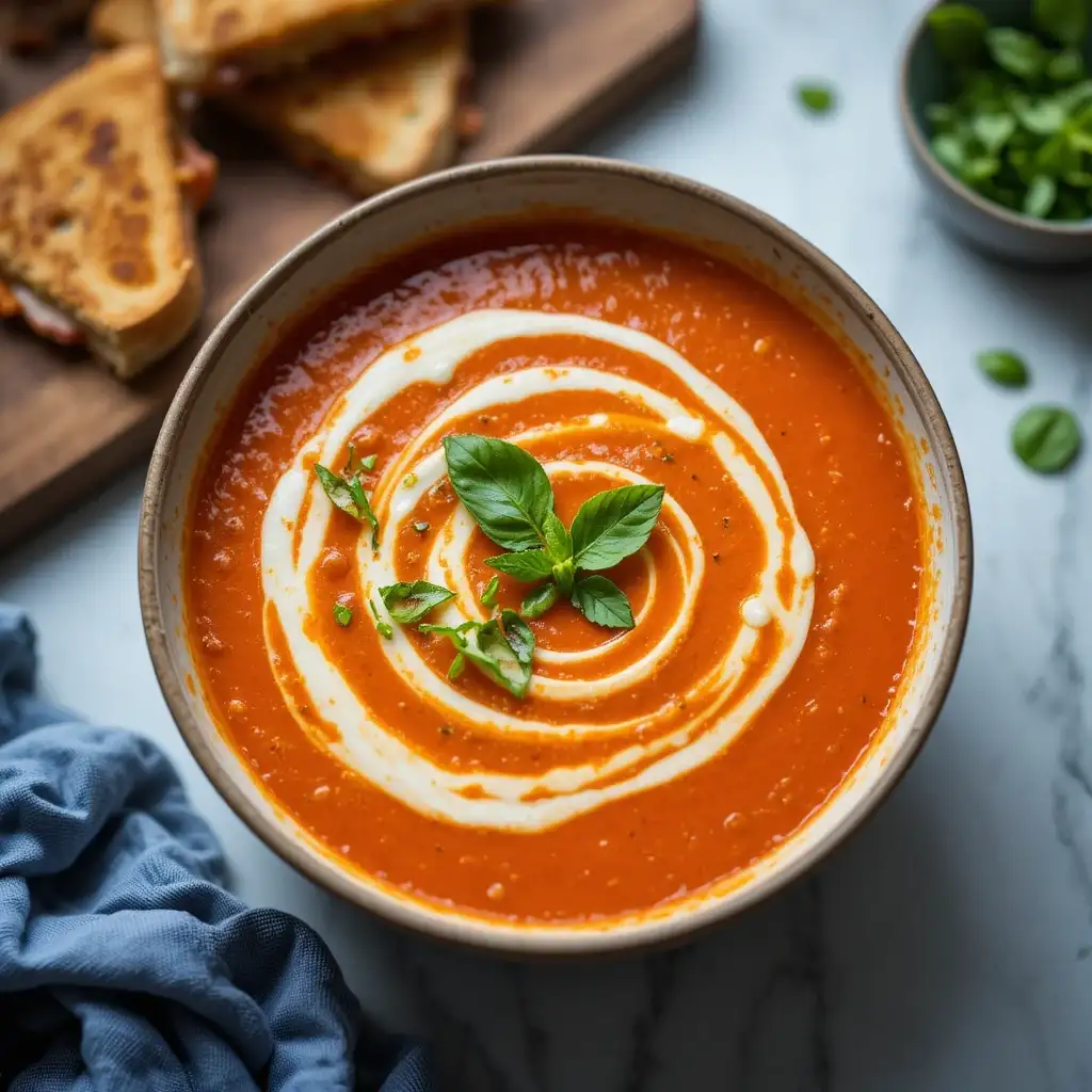 Easy Roasted Tomato Soup Recipe
