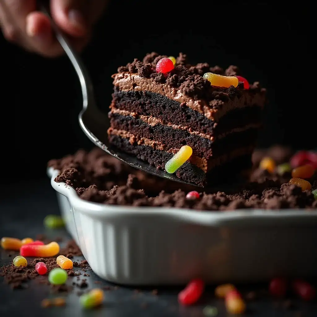 Creamy Chocolate Pudding Dirt Cake Recipe