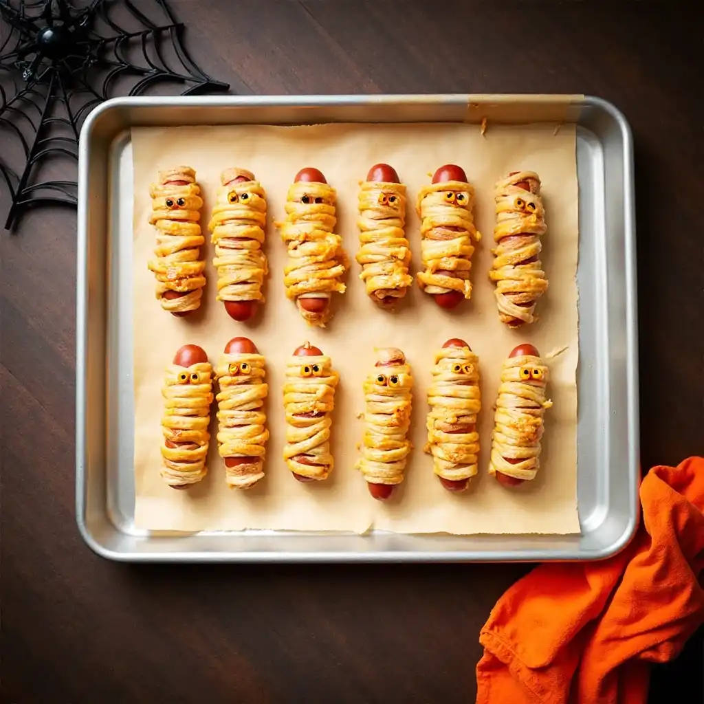 Halloween Mummy Hot Dogs Recipe