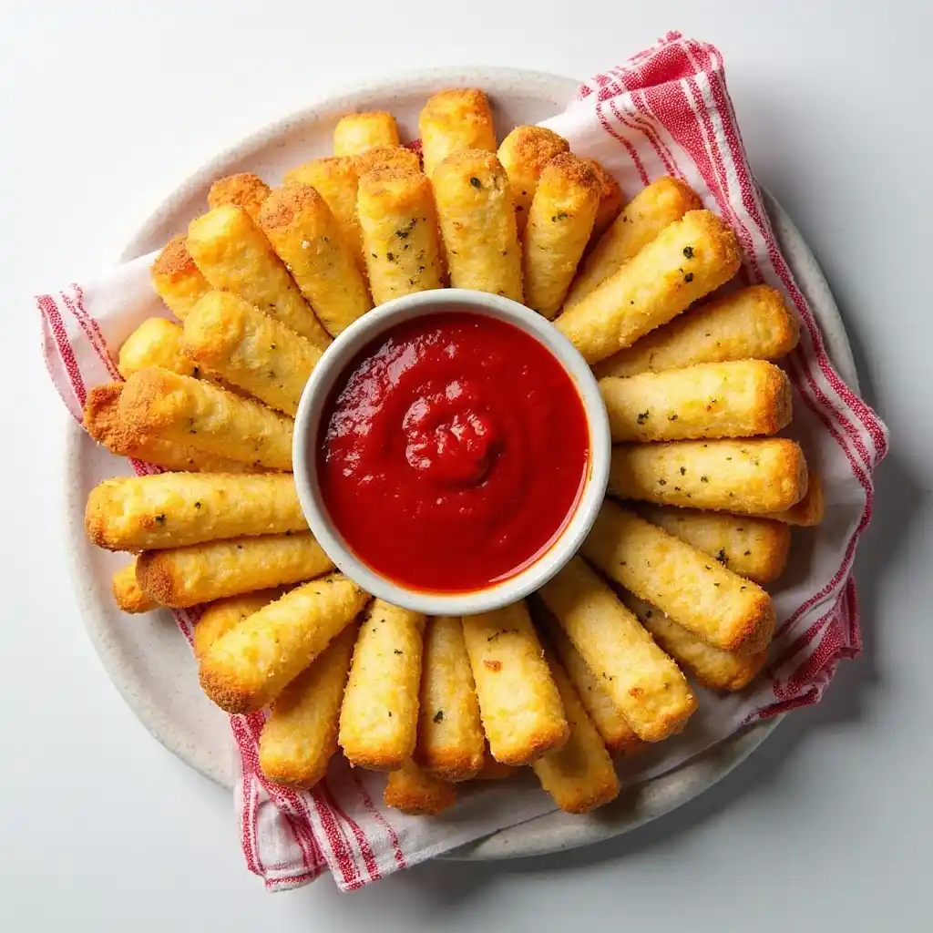 Easy Pepperoni Mozzarella Sticks