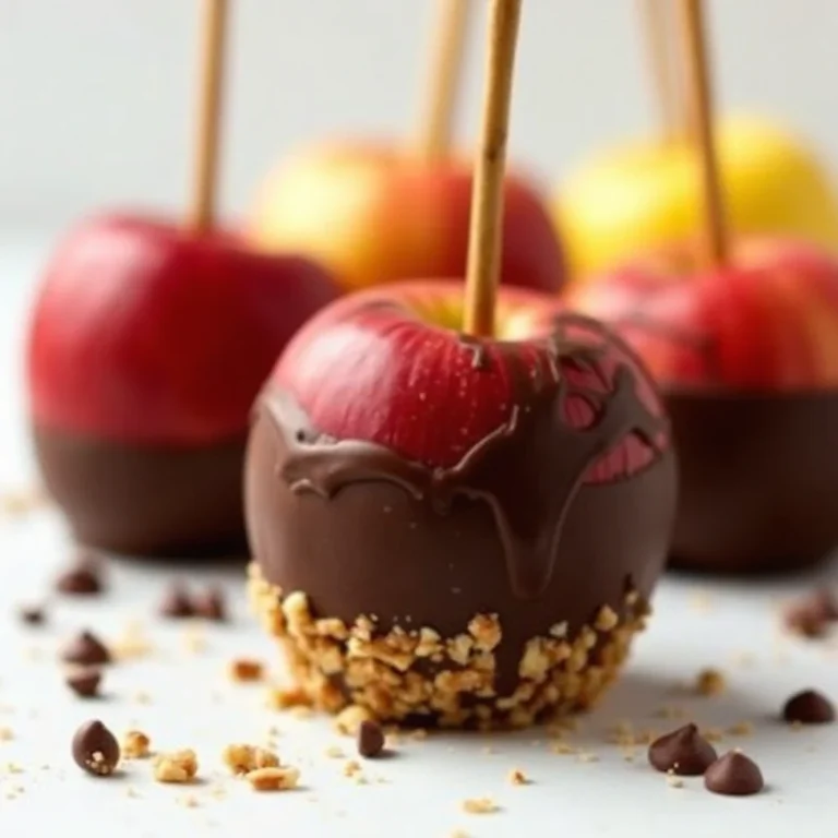 Sweet Chocolate Covered Apples