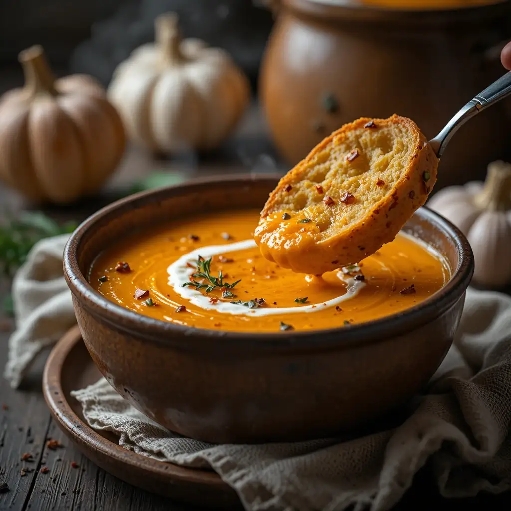 Creamy Butternut Squash Pickle Soup