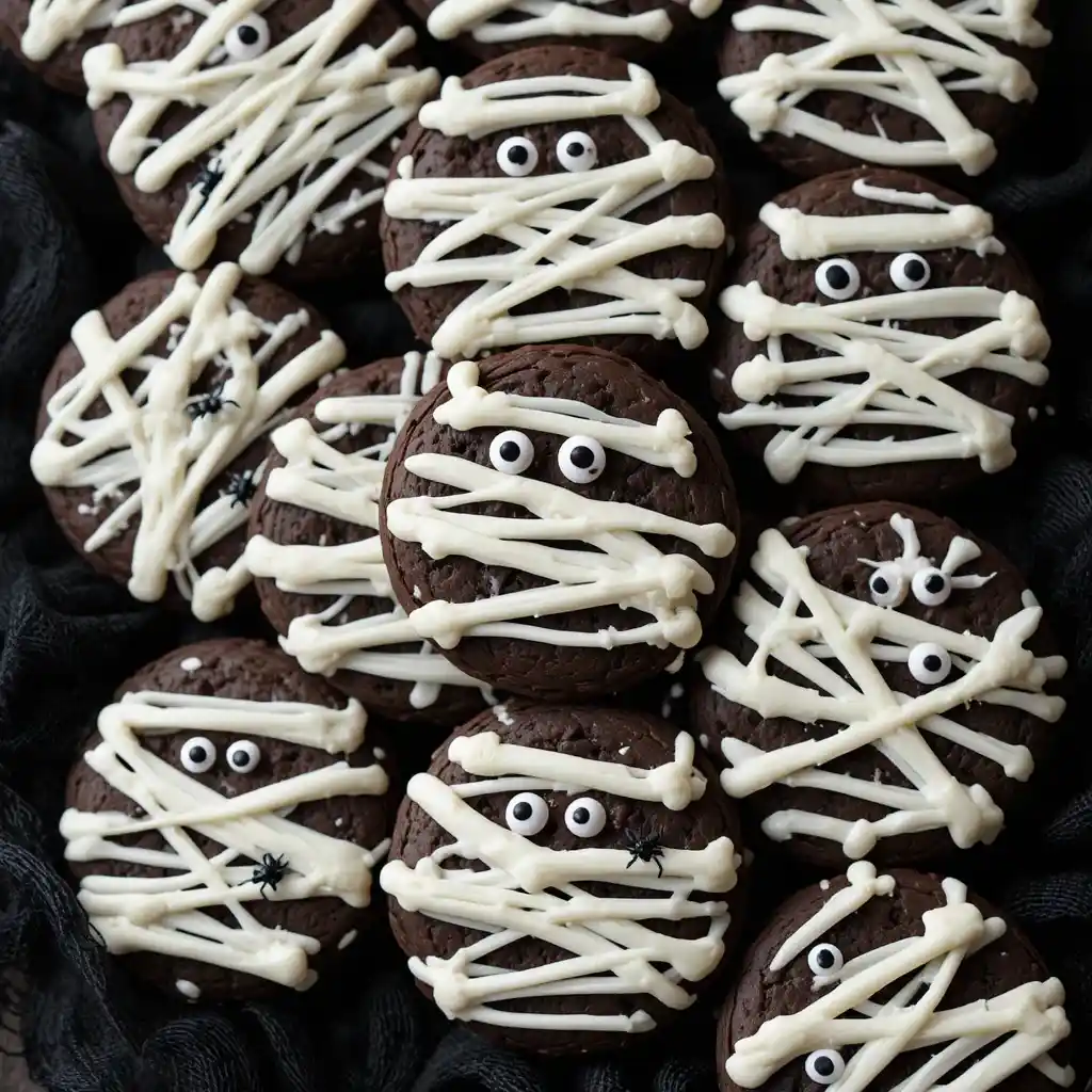Whimsical Mummy Cookies
