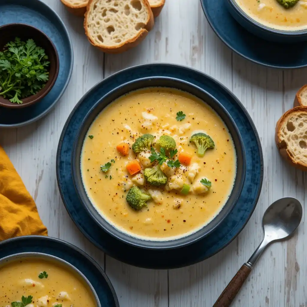 Broccoli cheddar soup recipes