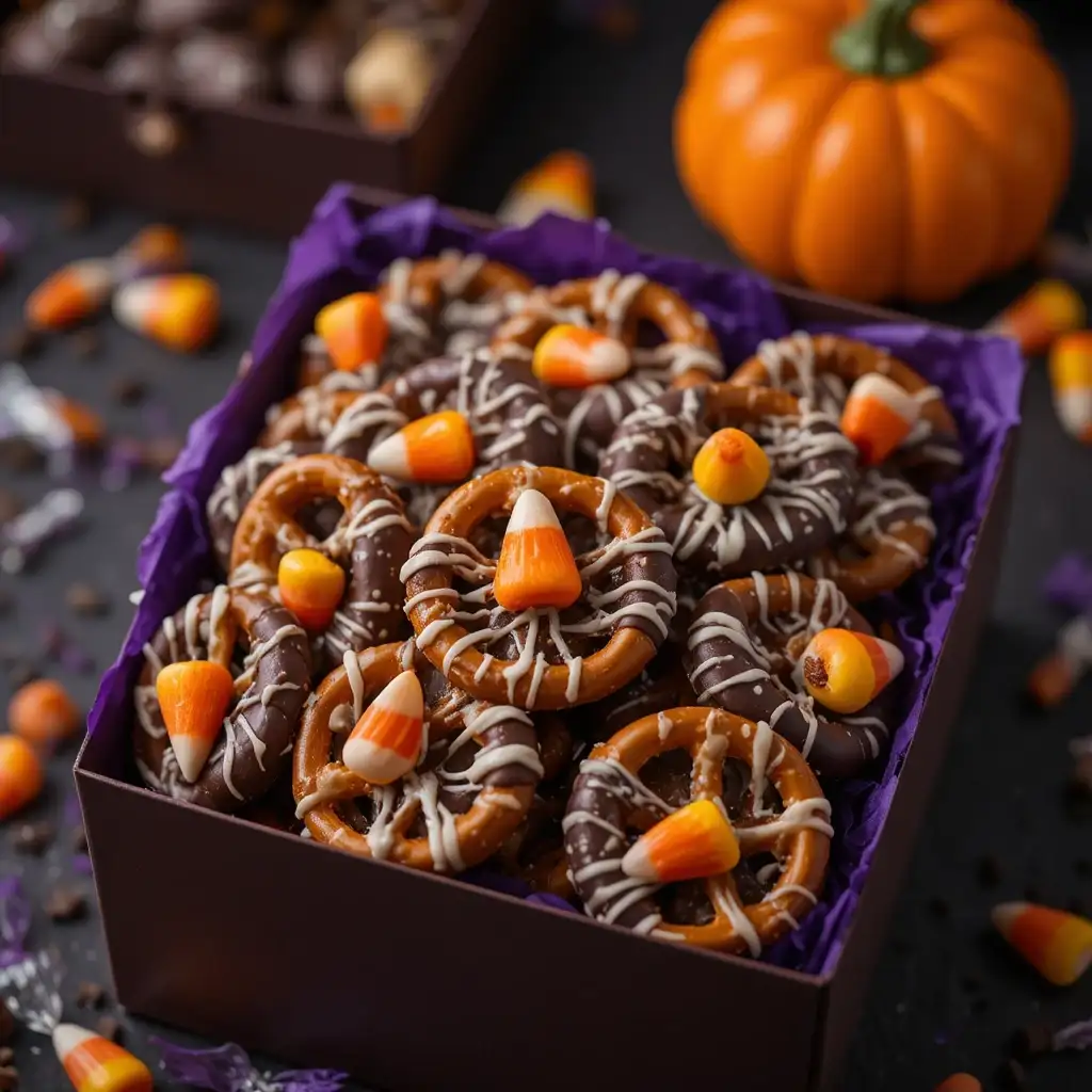 Halloween Pretzel Hugs Recipe