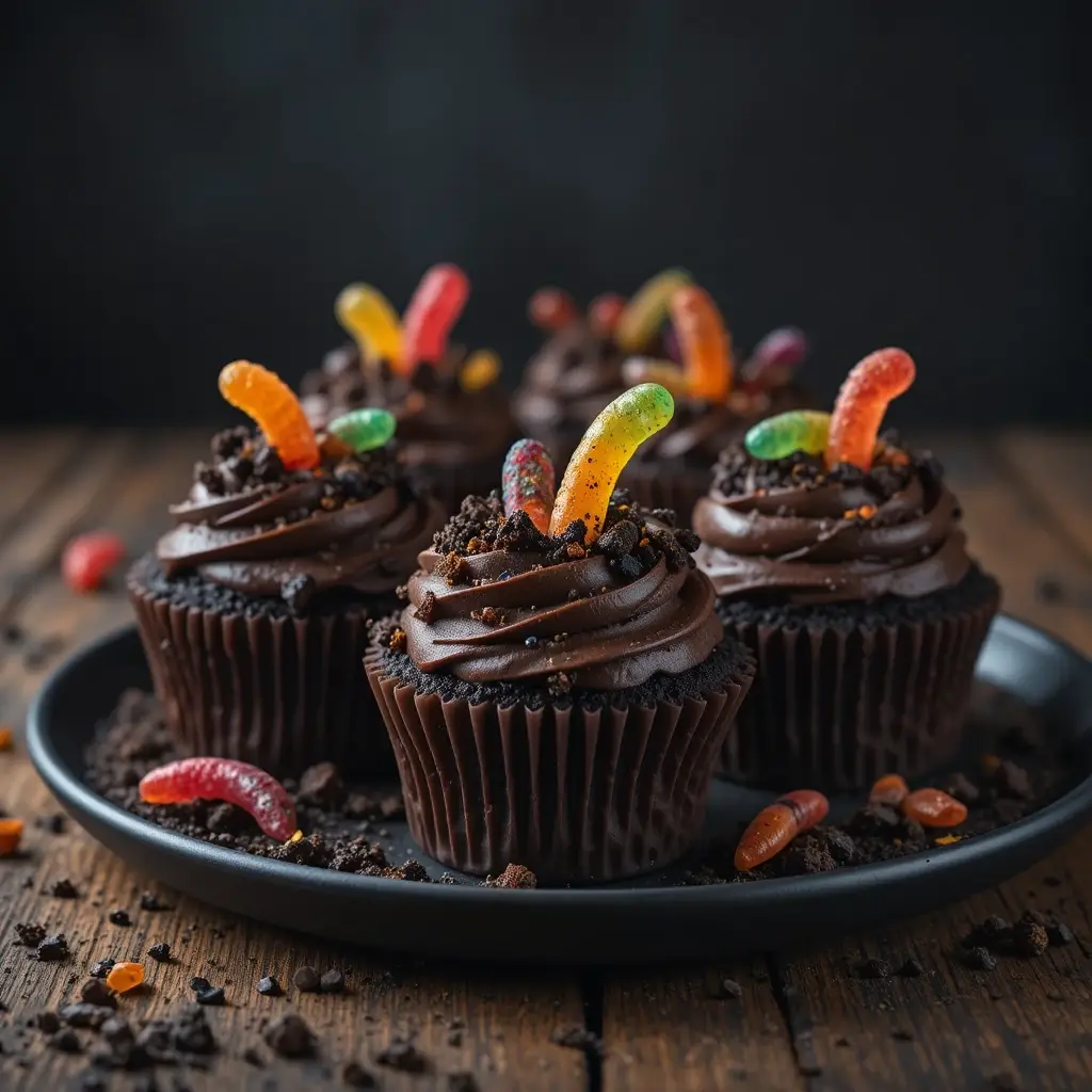 Halloween Dirt Cupcake Recipe