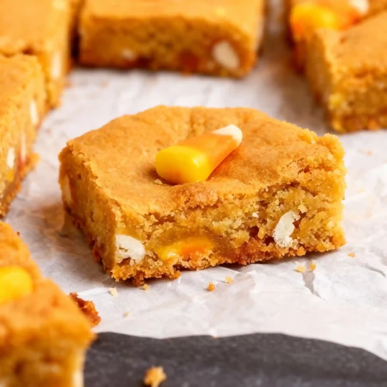 Candy Corn Blondies