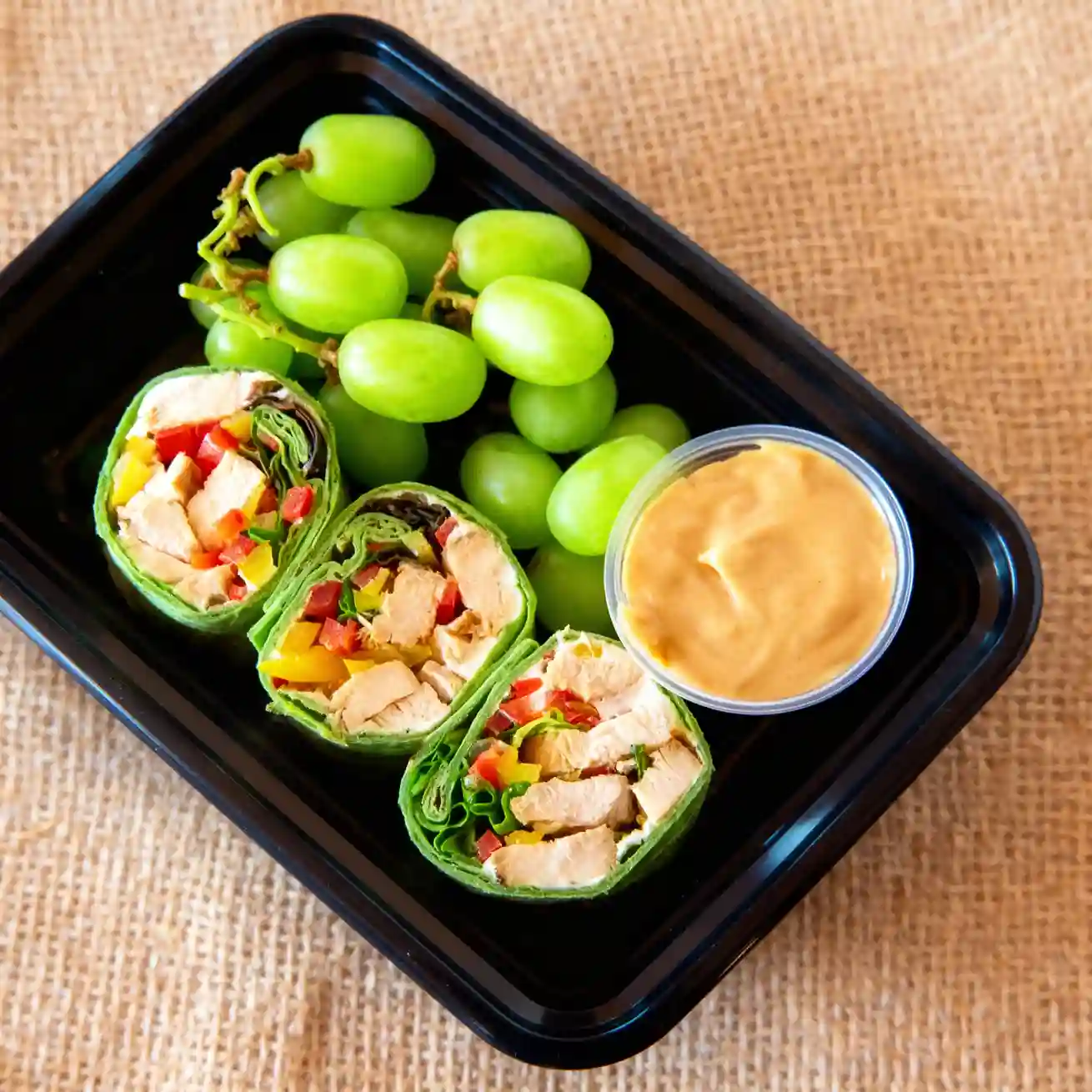 Thai Peanut Chicken Wraps