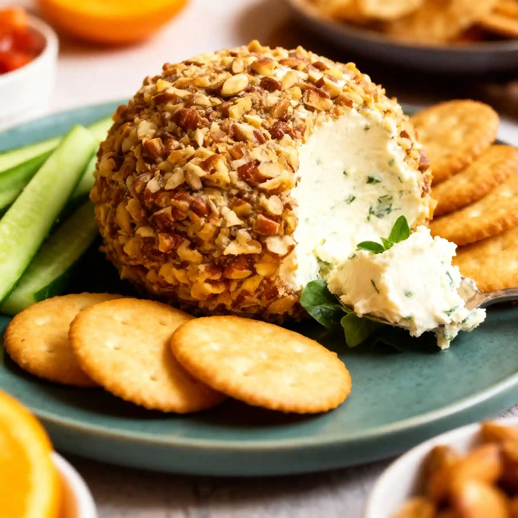 Garlic Parmesan Cheese Ball