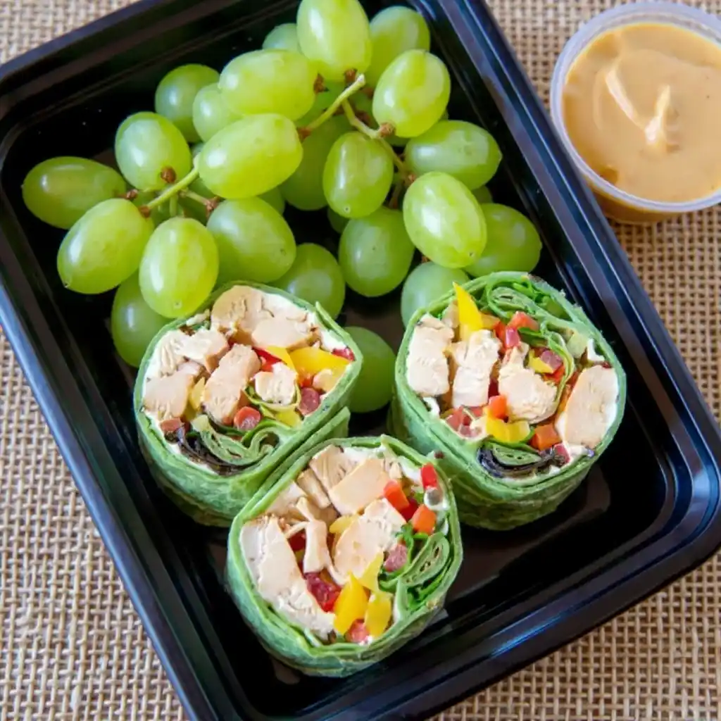 Thai Peanut Chicken Wraps