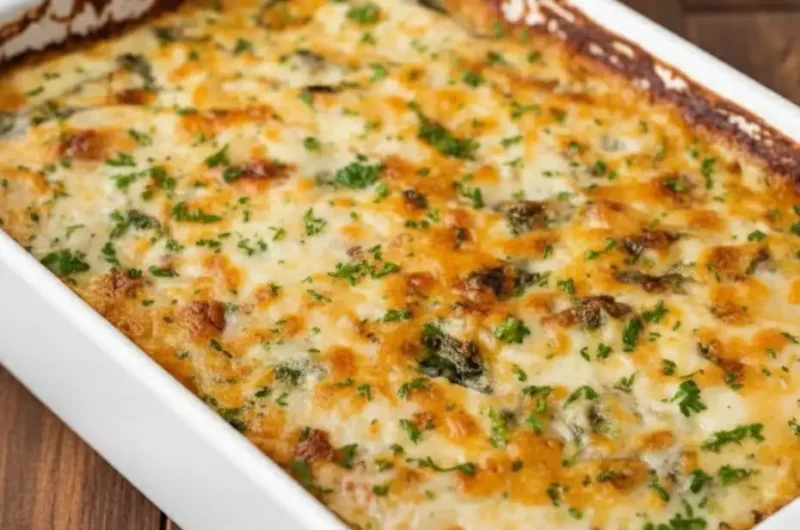 Spinach Artichoke Au Gratin Potatoes
