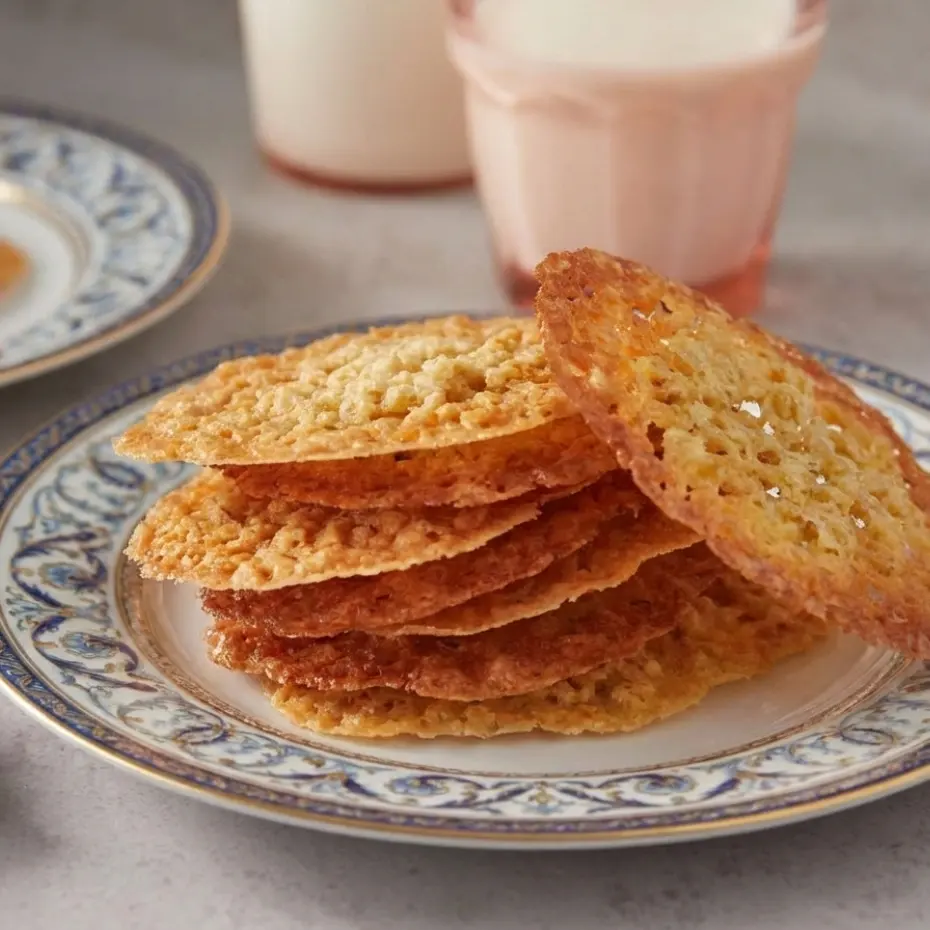 Almond Lace Cookies