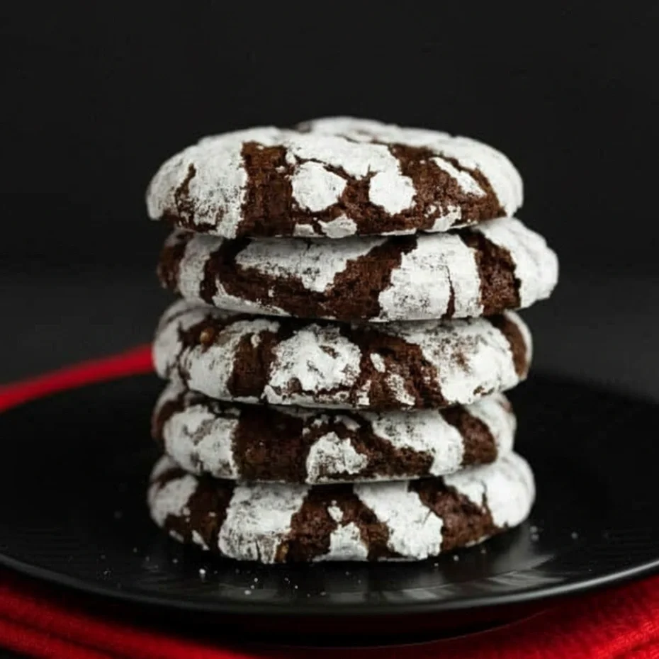 Chocolate Crinkle Cookies