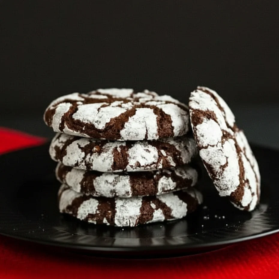 Chocolate Crinkle Cookies
