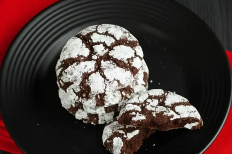Chocolate Crinkle Cookies