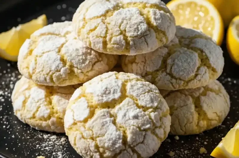 Lemon Crinkle Cookies