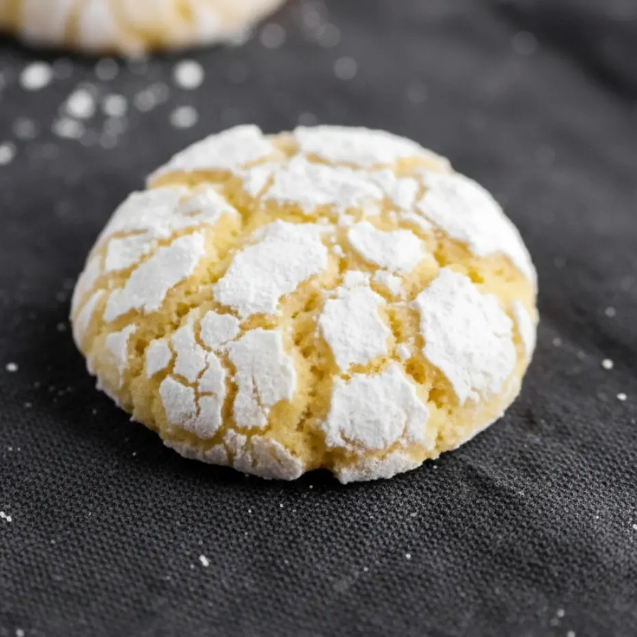 Lemon Crinkle Cookies