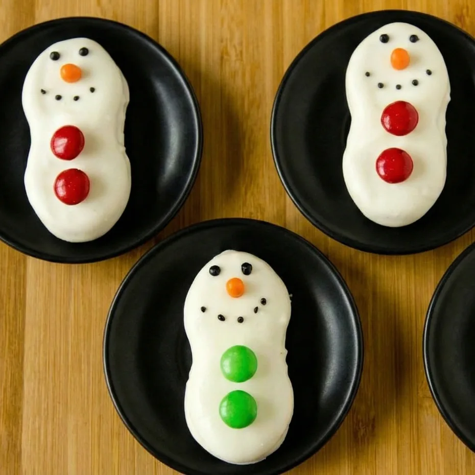 Nutter Butter Snowmen