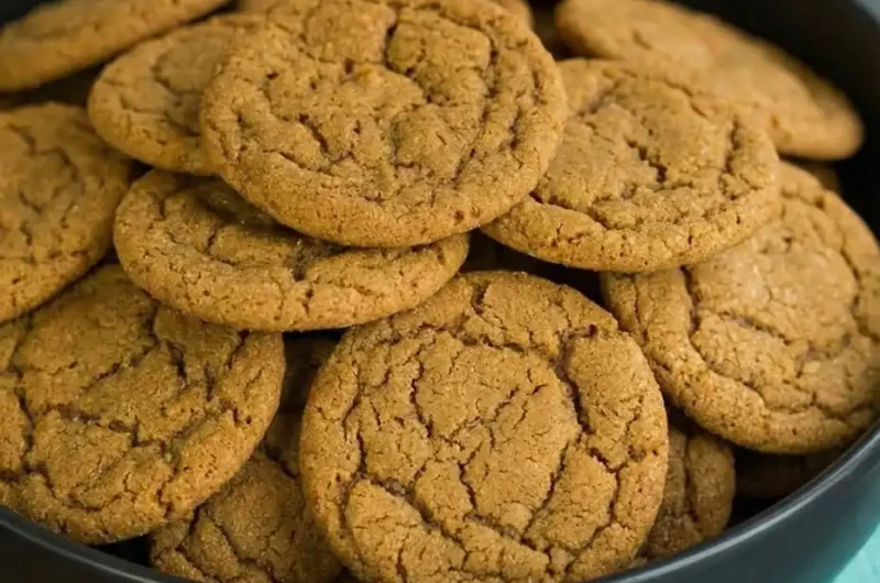 soft baked gingersnap cookies