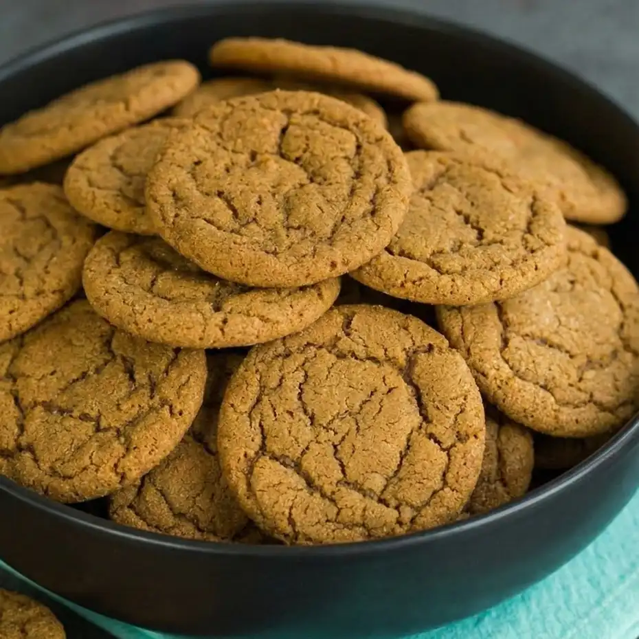soft baked gingersnap cookies