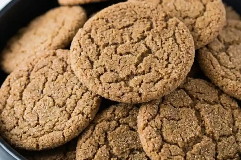 Soft and Chewy Molasses Spice Cookies