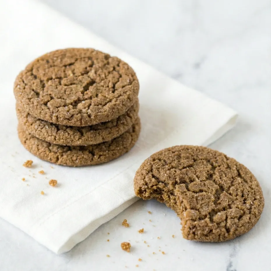 Soft and Chewy Molasses Spice Cookies