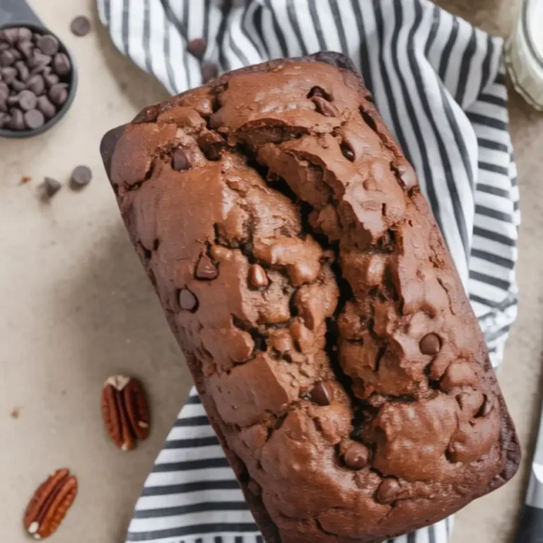 Pumpkin Bread with Chocolate Chips and Pecans