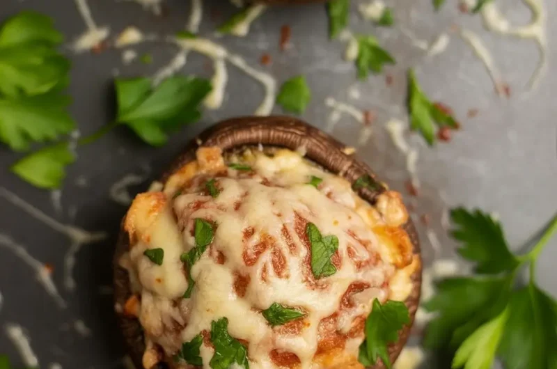 Vegetarian Stuffed Mushrooms