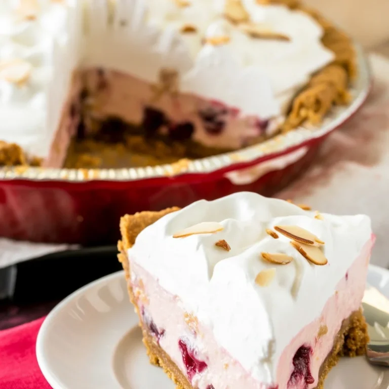 Cranberry Ice Cream Pie