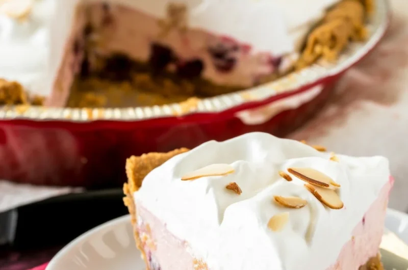Cranberry Ice Cream Pie
