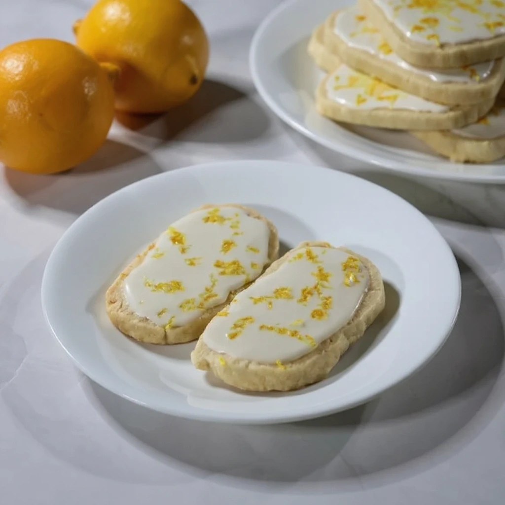 Lemon Shortbread Cookies
