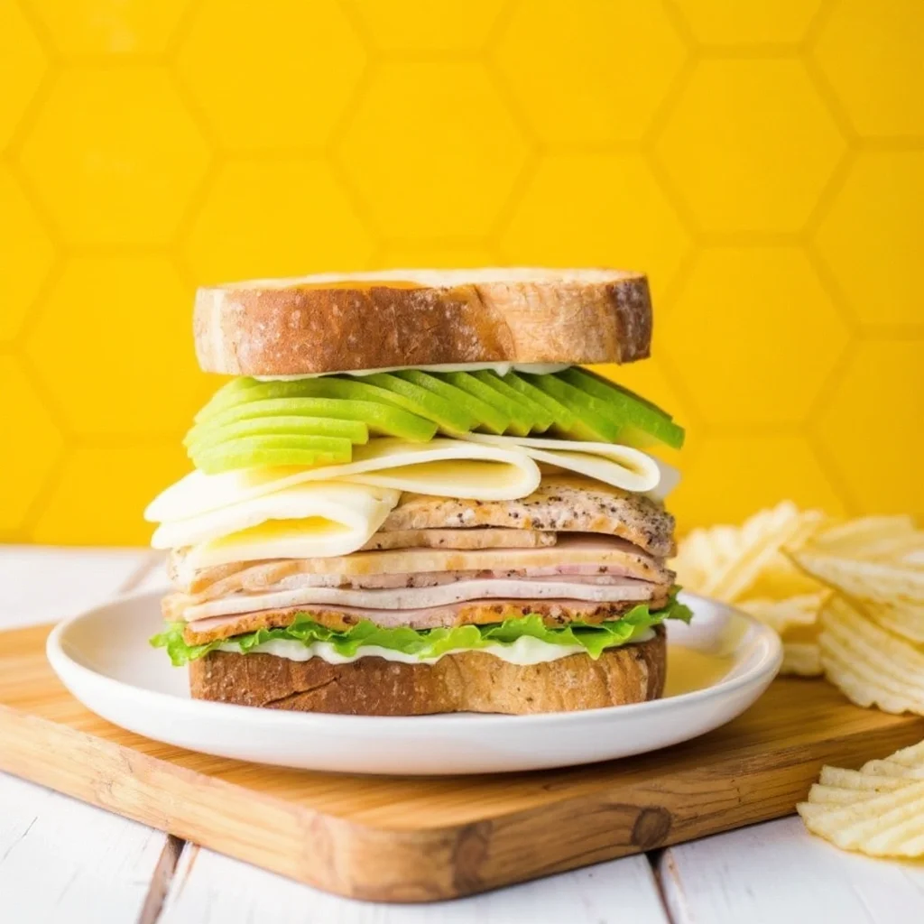 Turkey Havarti and Apple Sandwich