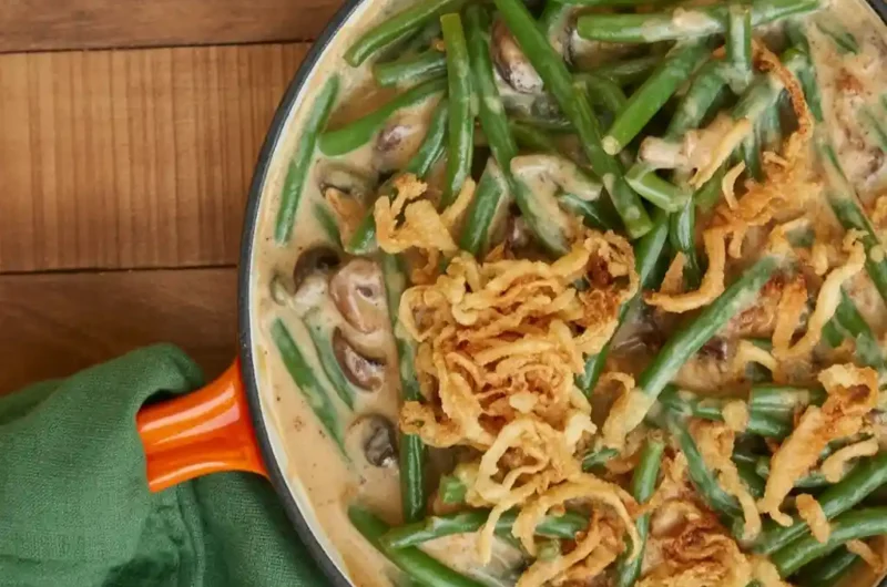 Stovetop Green Bean Casserole
