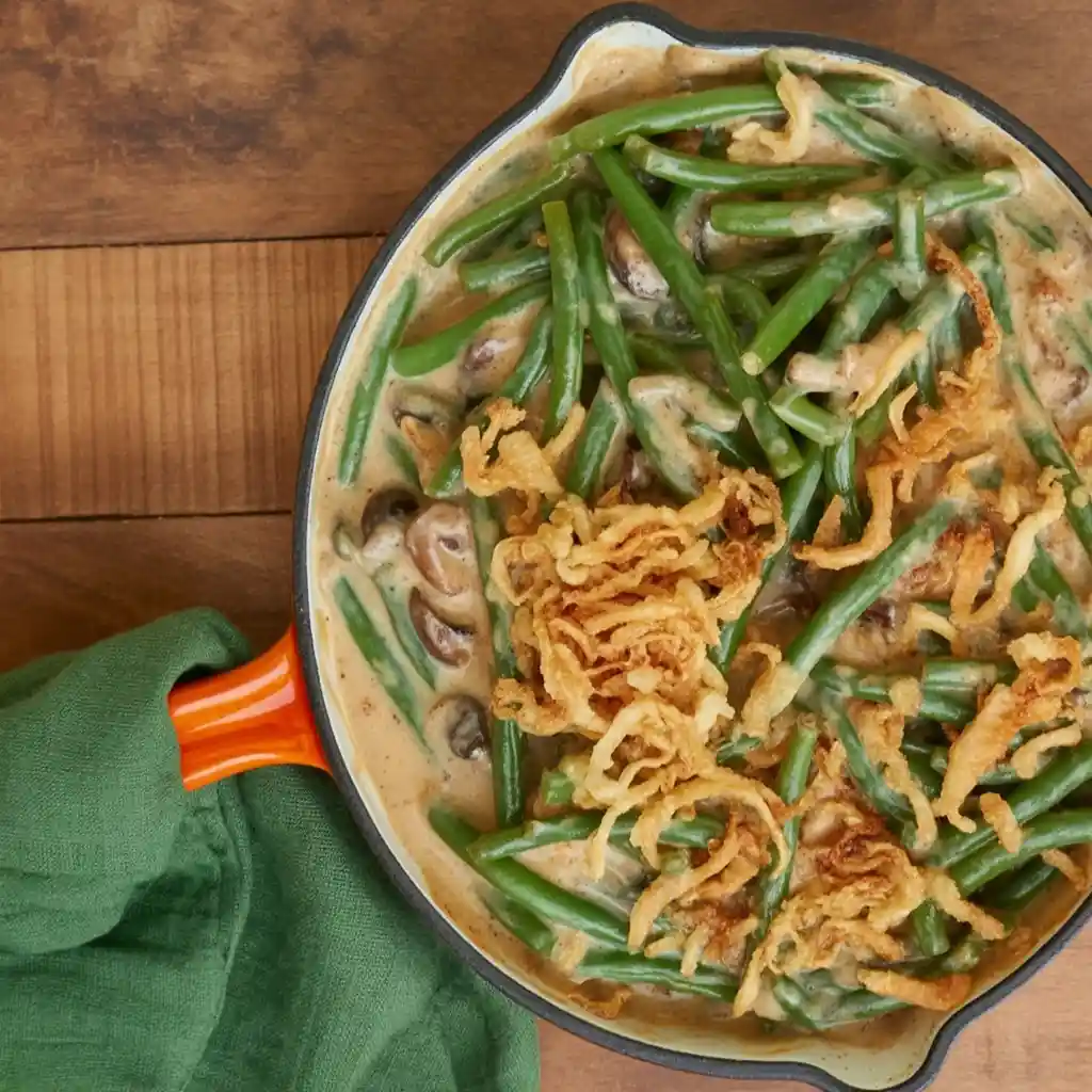 Stovetop Green Bean Casserole