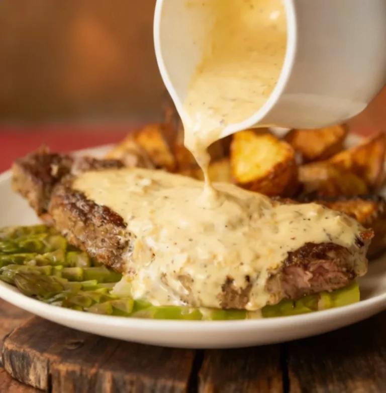 Steak With Whiskey Cream Sauce