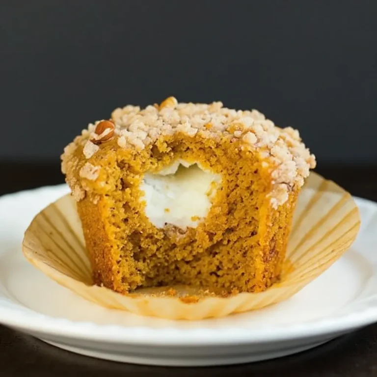 Pumpkin and Cream Cheese Muffins with Pecan Streusel