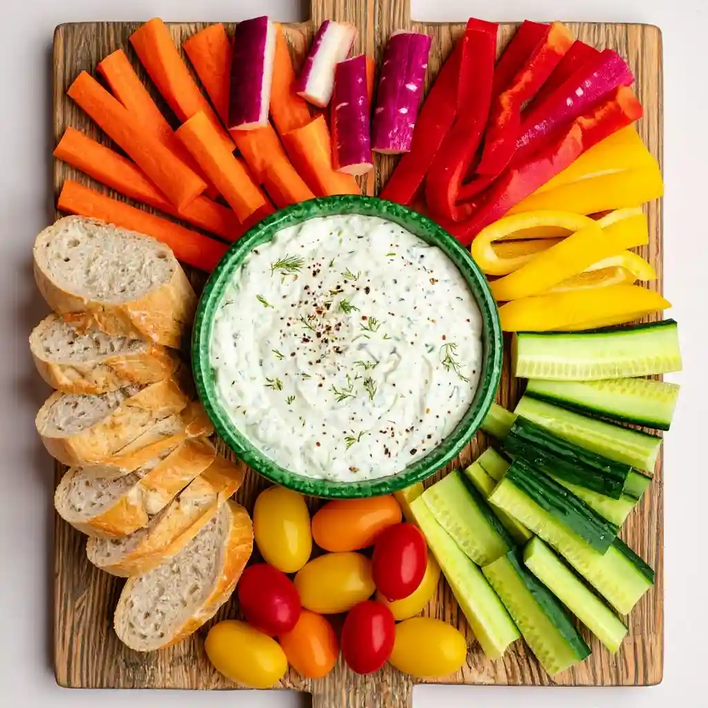 Crudités with Herb Dip