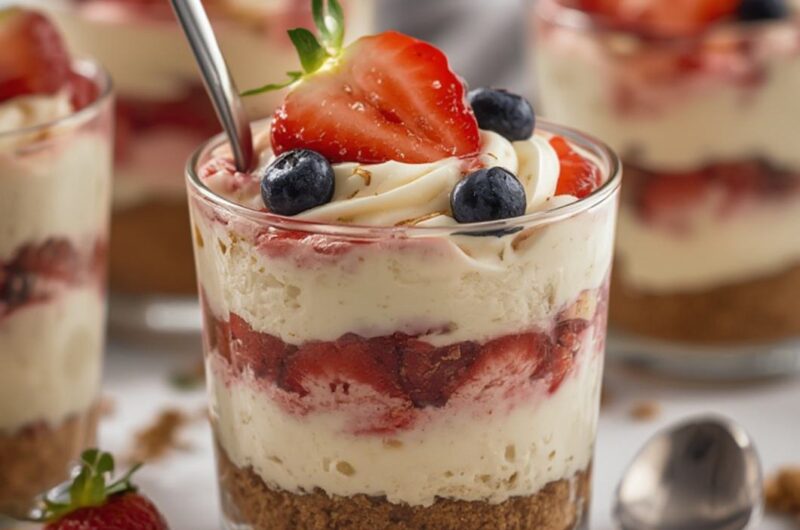 Cheesecake Parfaits cooking