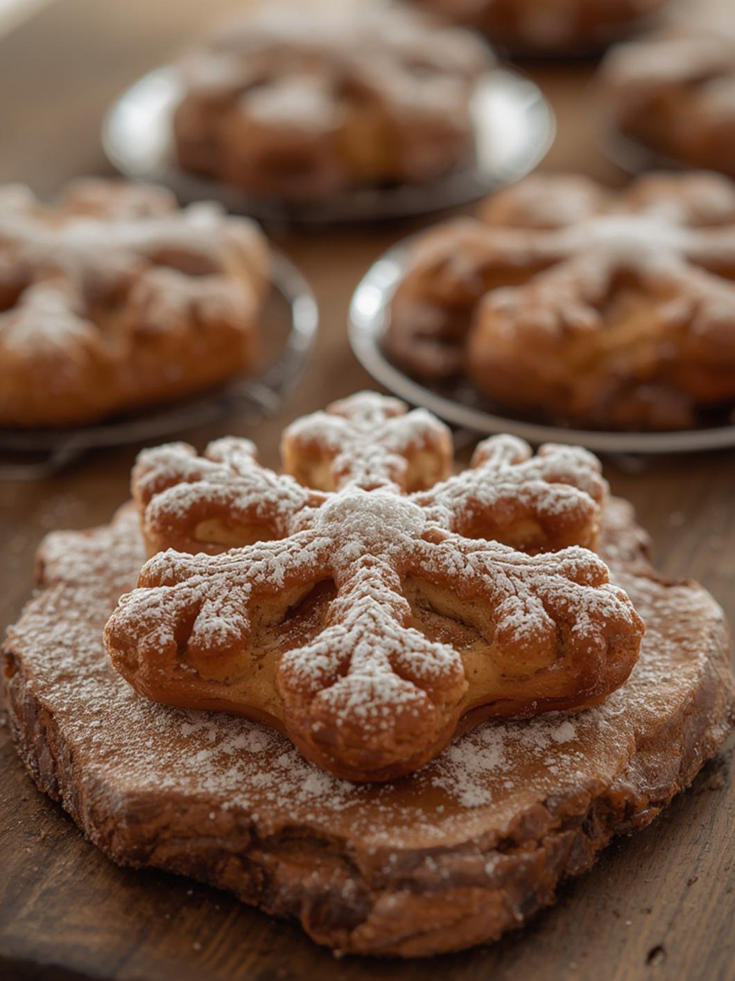 Cinnamon Roll Snowflake