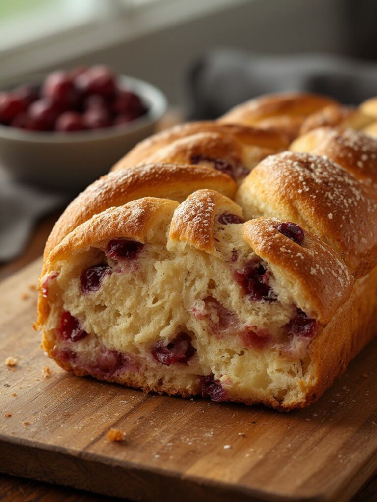 Cranberry Brie Pull-Apart Bread