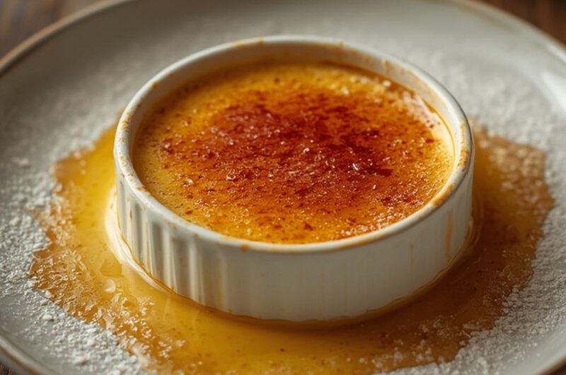 Crème Brûlée cooking