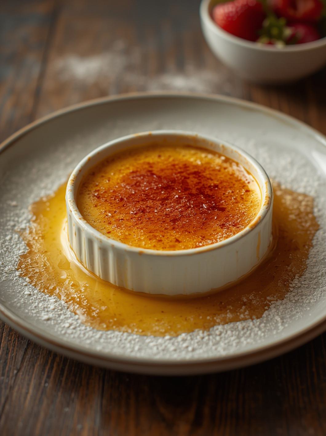 Crème Brûlée cooking