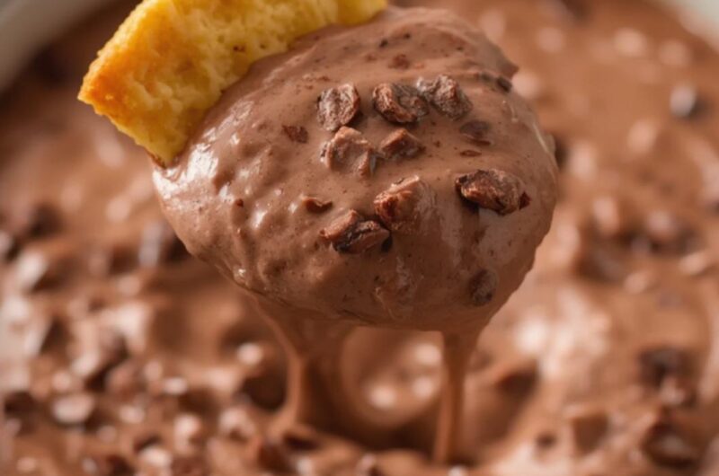 Hot Cocoa Dip cooking