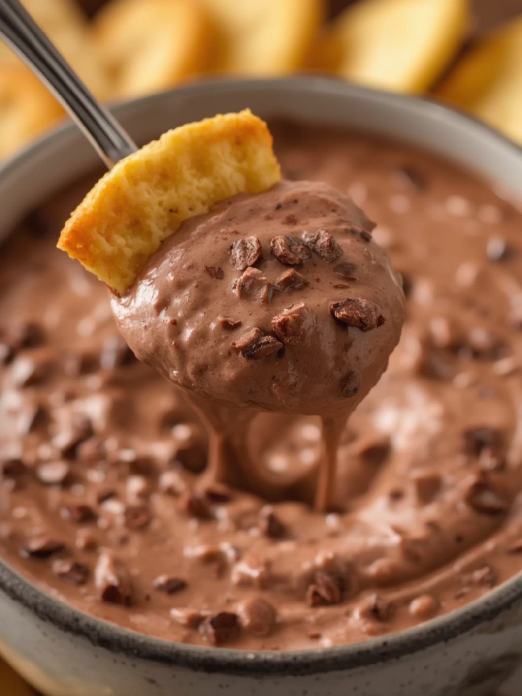 Hot Cocoa Dip cooking